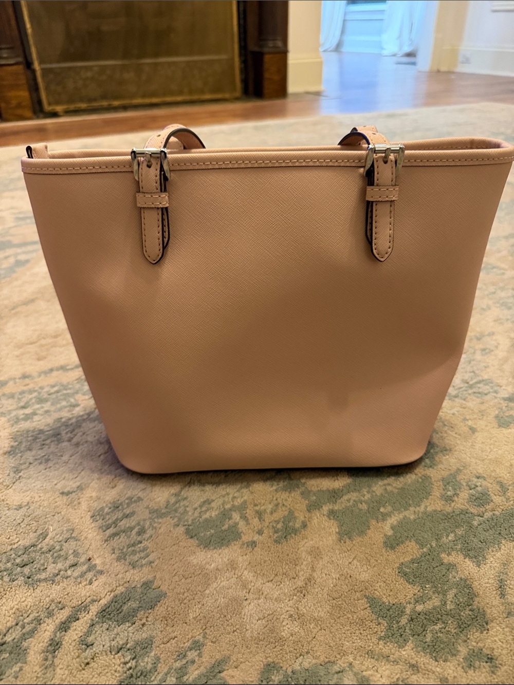 Michael Kors Light Pink Saffiano Leather Tote